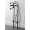 Kingston Brass CCK246K5 Freestanding Clawfoot Tub Faucet Package with Supply Line, Oil Rubbed Bronze CCK246K5 - alternate 5